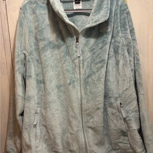 The North Face Women's Soft Blue Teddy Jacket